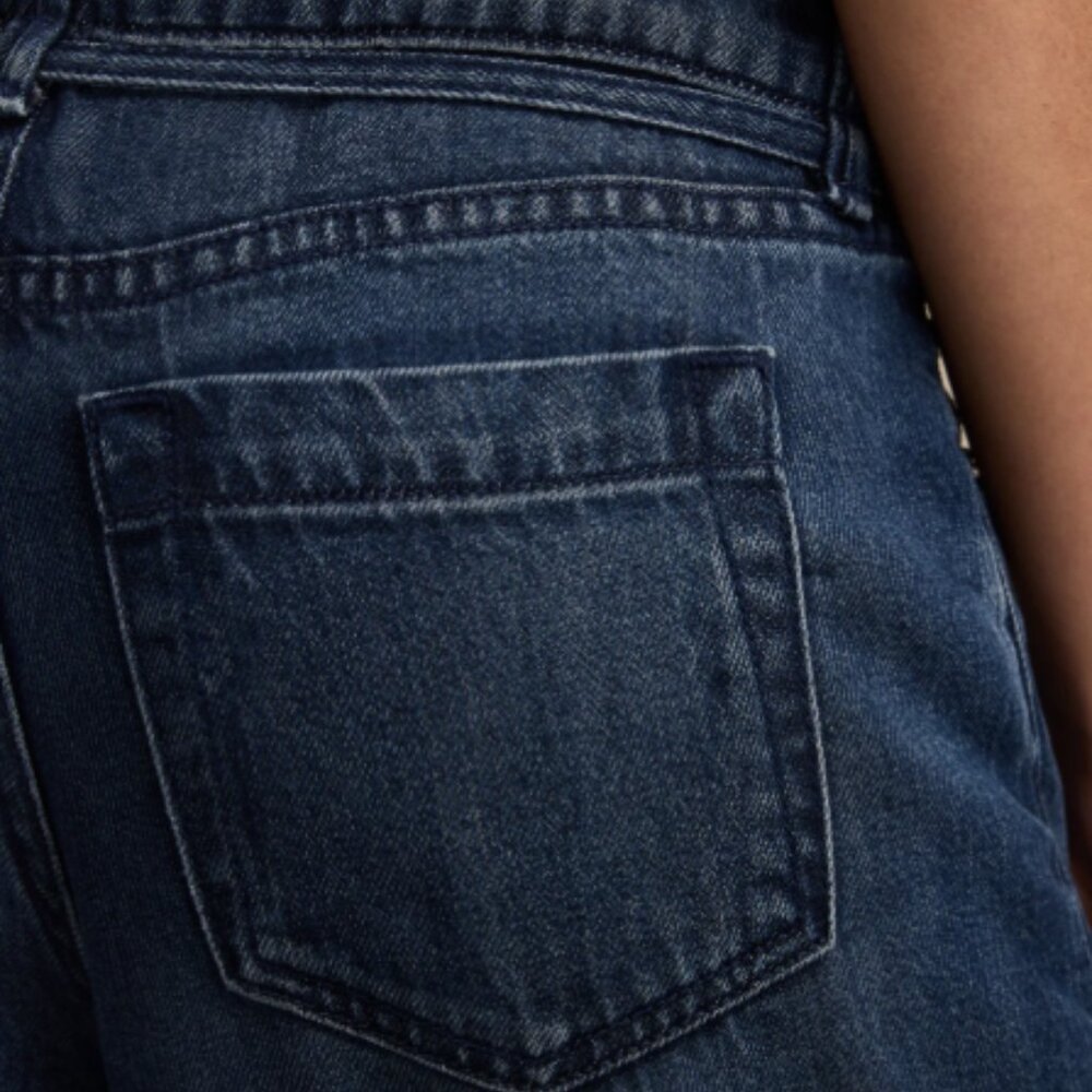 Lucky Brand Wide Leg Dark Blue Denim Jeans - Picture 6 of 8